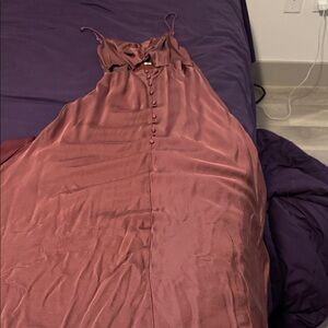 Astr Women's Maxi Dress in Burgundy